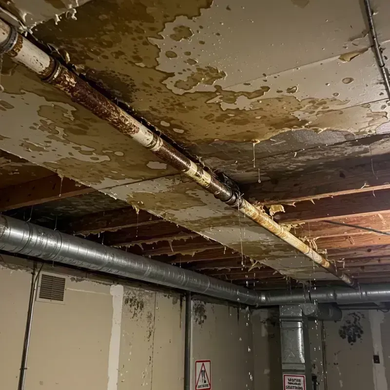 Ceiling Water Damage Repair in Halls, TN